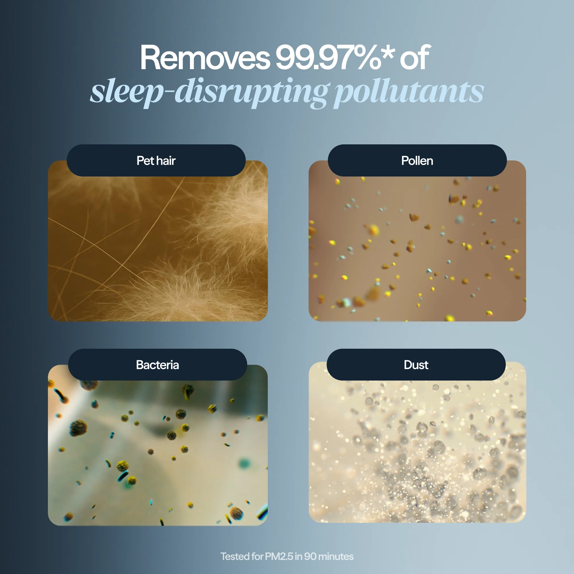 Mini Restful™ Sunrise Clock Air Purifier Coastal Beige - Image 9