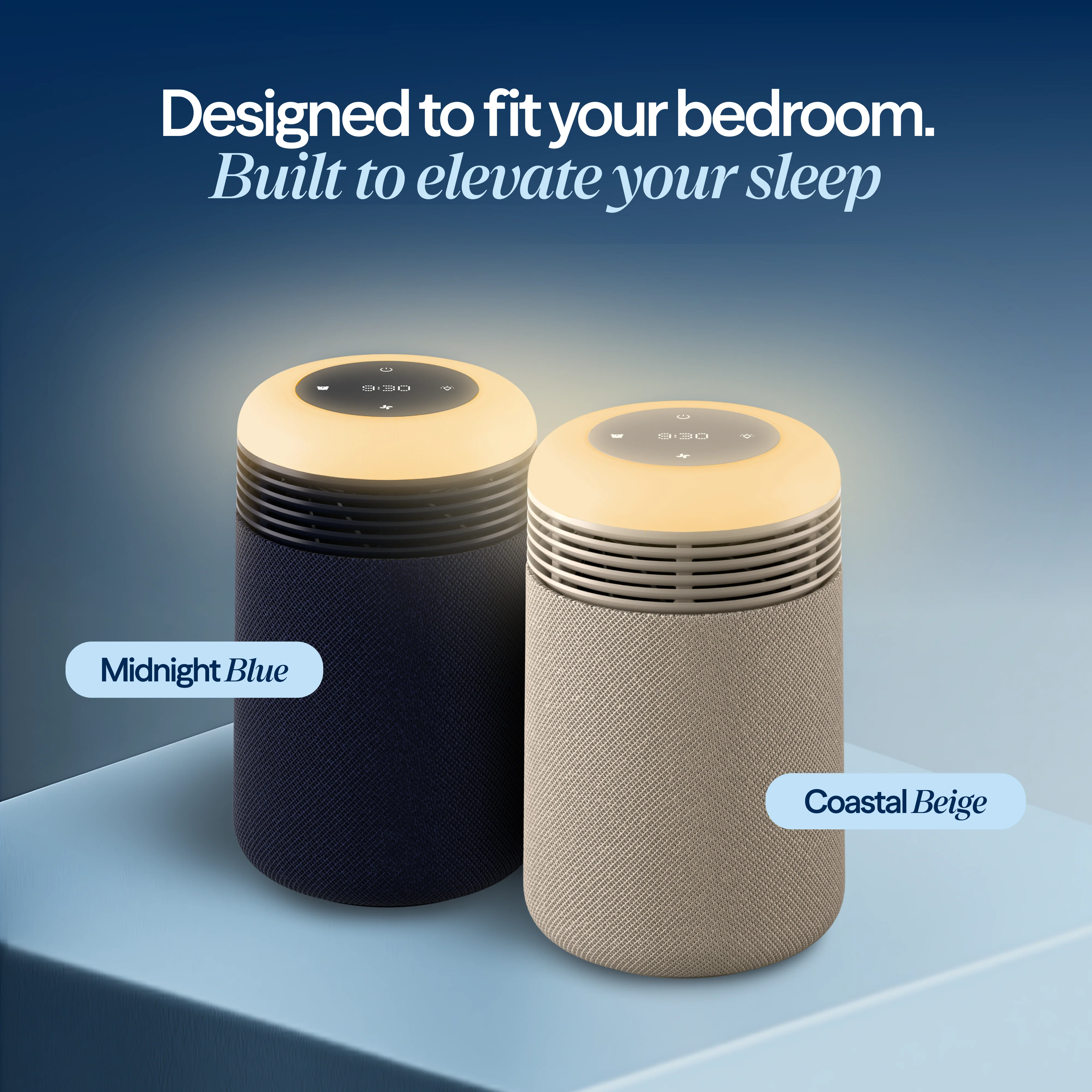 Mini Restful™ Sunrise Clock Air Purifier Midnight - Image 12