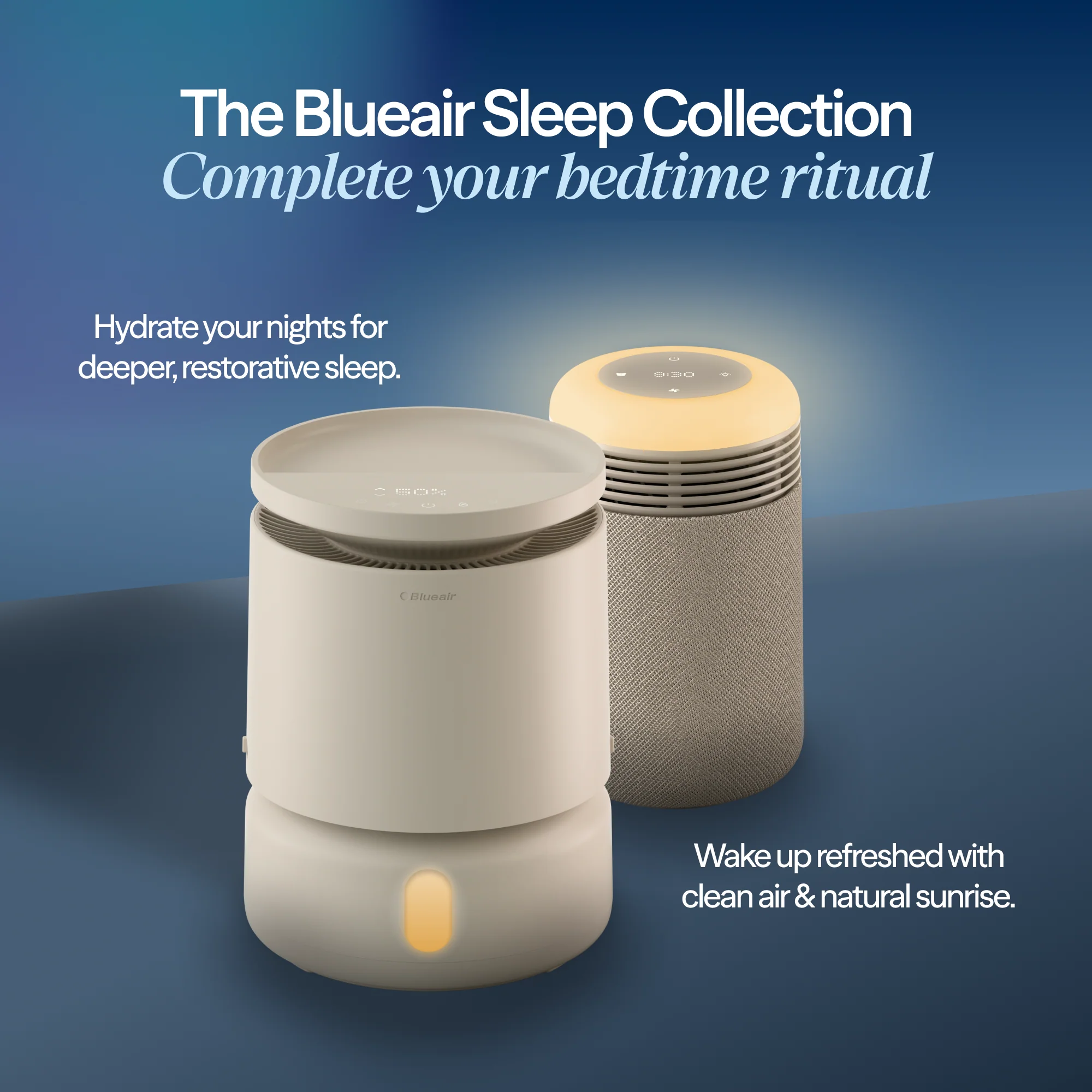 Mini Restful™ Sunrise Clock Air Purifier Midnight - Image 13